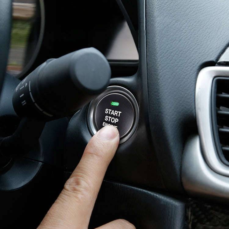 3D Aluminum Alloy Engine Start Stop Push Button Cover Trim Decorative Sticker for Mazda, for Mazda