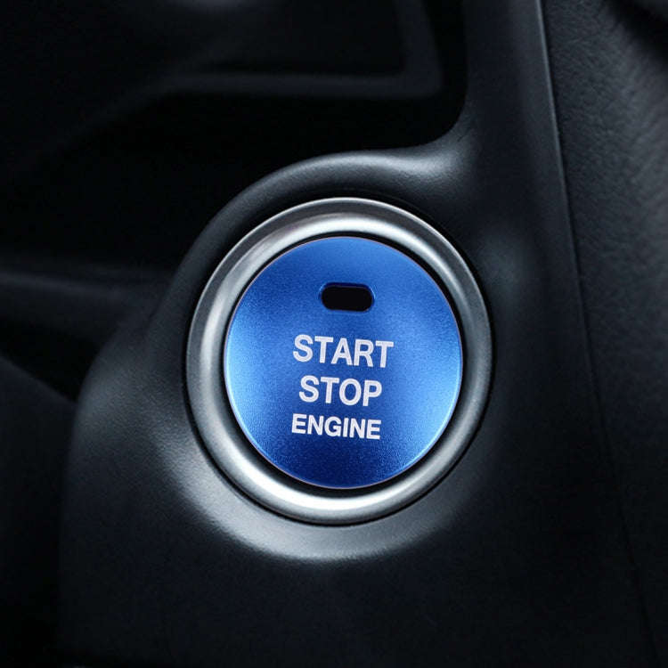 3D Aluminum Alloy Engine Start Stop Push Button Cover Trim Decorative Sticker for Mazda, for Mazda