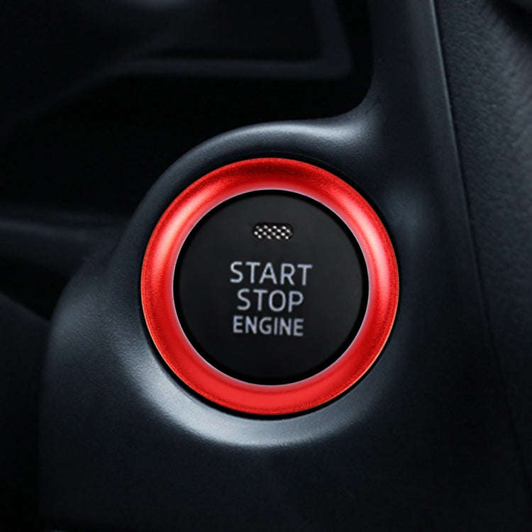 Car Engine Start Key Push Button Ring Trim Aluminum Alloy Sticker Decoration for Mazda, For Mazda