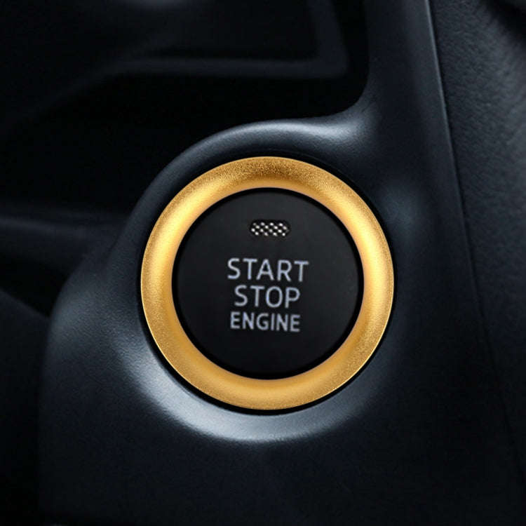 Car Engine Start Key Push Button Ring Trim Aluminum Alloy Sticker Decoration for Mazda, For Mazda