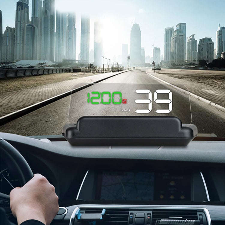 T900 Car GPS HUD Virtual HD Reflection Board Head-up Display, Speed & Driving Distance / Time Dis...