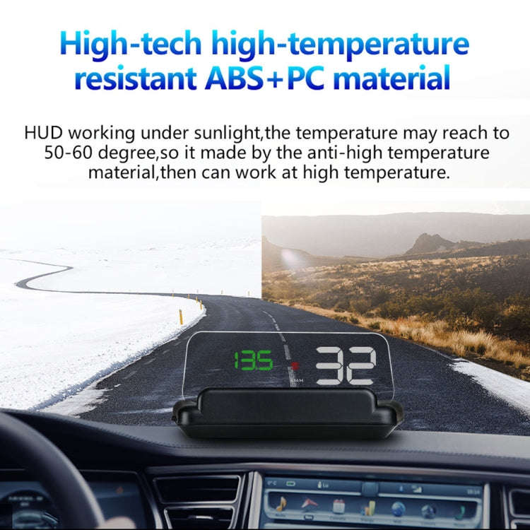 T900 Car GPS HUD Virtual HD Reflection Board Head-up Display, Speed & Driving Distance / Time Dis...