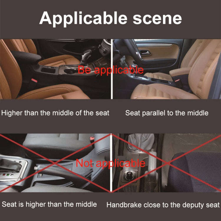 Universal Car Multi-functional Console Side Pocket Seat Gap Side Storage Box, without Pad