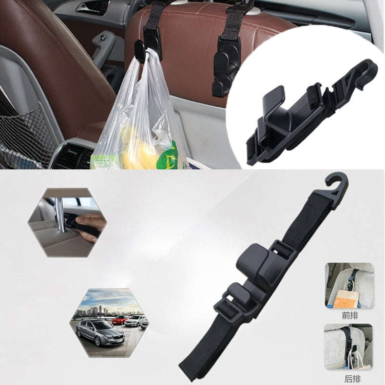 SHUNWEI SD-2512 Car Headrest Hook Universal Adjustable Car Back Seat Headrest Hanger Holder Hook ...