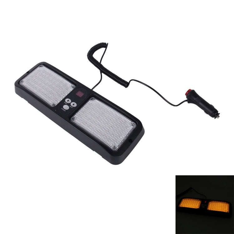 High qulaity DC 12V,9W LED Waterproof Car Sunshade Yellow Light Warning Lights Strobe Emergency L...