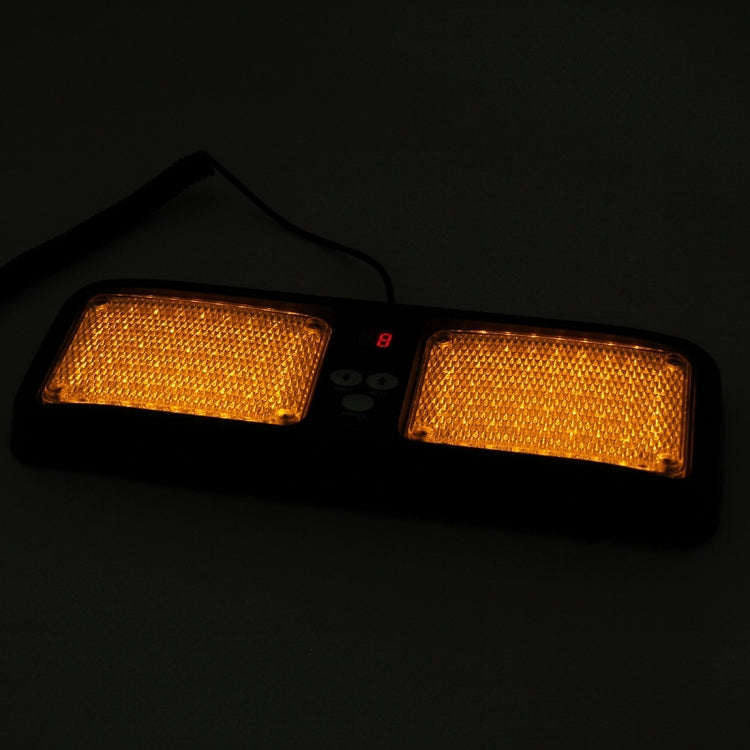 High qulaity DC 12V,9W LED Waterproof Car Sunshade Yellow Light Warning Lights Strobe Emergency L...