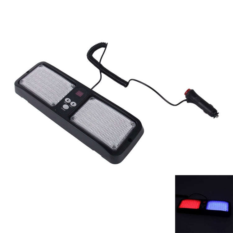 High qulaity DC 12V,9W LED Waterproof Car Sunshade Red Light And Blue Light Warning Lights Strobe...