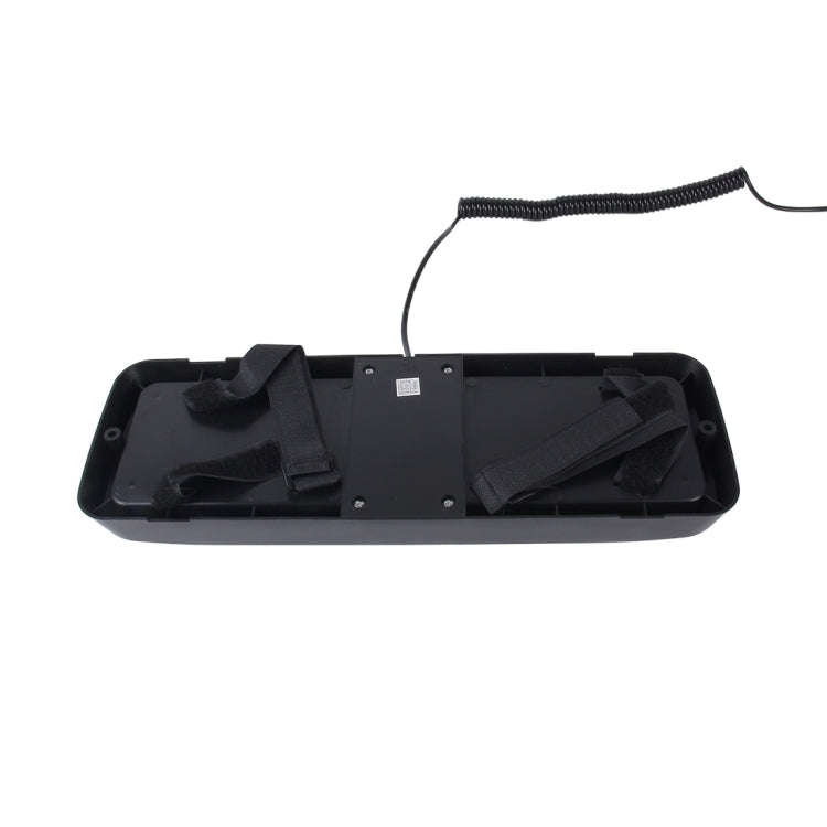 High qulaity DC 12V,9W LED Waterproof Car Sunshade Yellow Light + White Light Warning Lights Stro...