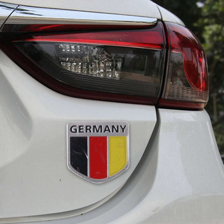 Germany Flag Style Metal Car Sticker, Germany Flag 1, Germany Flag
