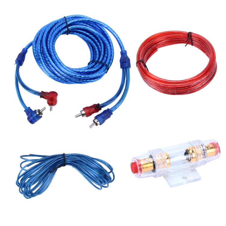 YH-128 1200W Car Amplifier Audio Power Cable Subwoofer Wiring Installation Kit with High Performa...