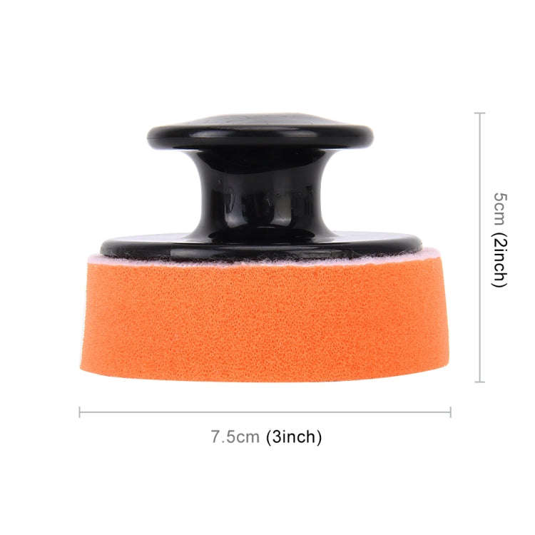 Car Polishing Sponge Round Sponge High-density Sponge, Size:7.5*5cm, Round Sponge