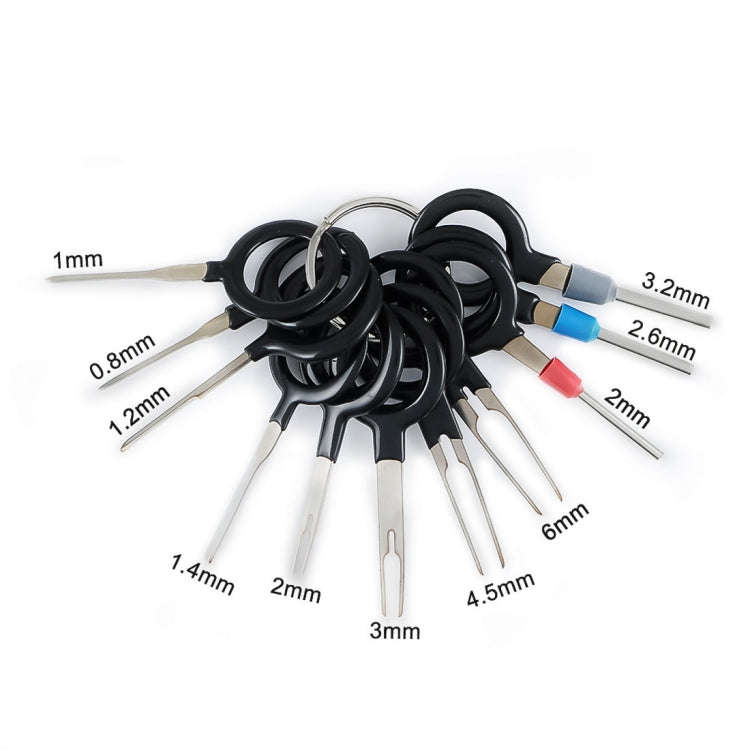11 PCS Auto Car Plug Circuit Board Wire Harness Terminal Extraction Pick Connector Crimp Pin Back...