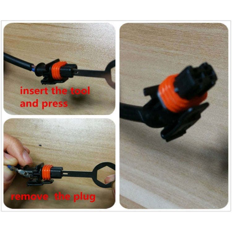 11 PCS Auto Car Plug Circuit Board Wire Harness Terminal Extraction Pick Connector Crimp Pin Back...
