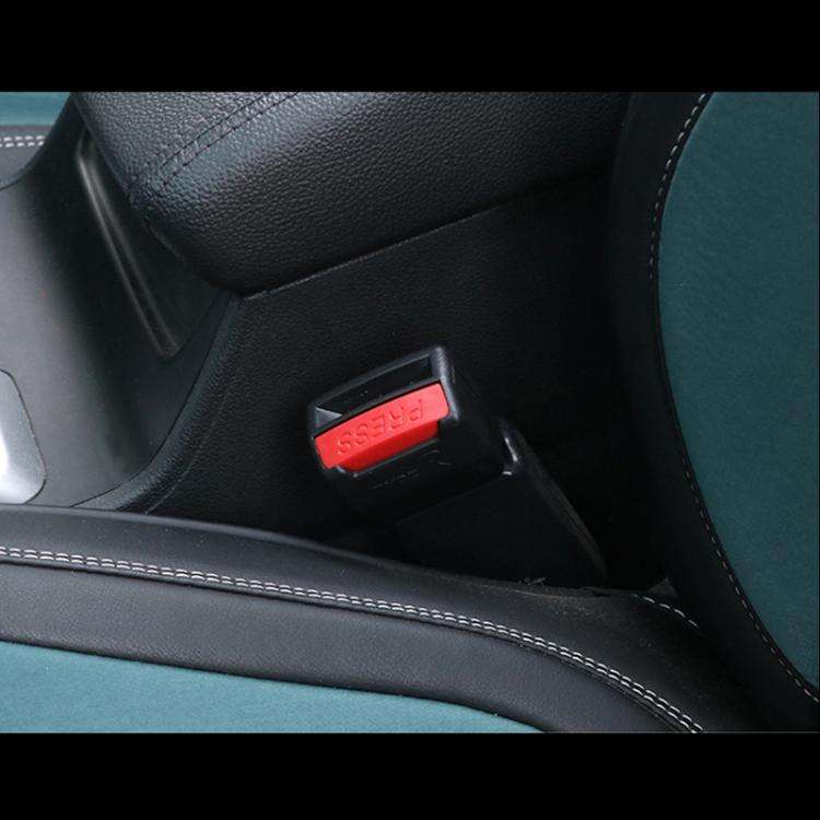 2 PCS RS-01 Universal Car Seat Belt Extension Buckle, Black