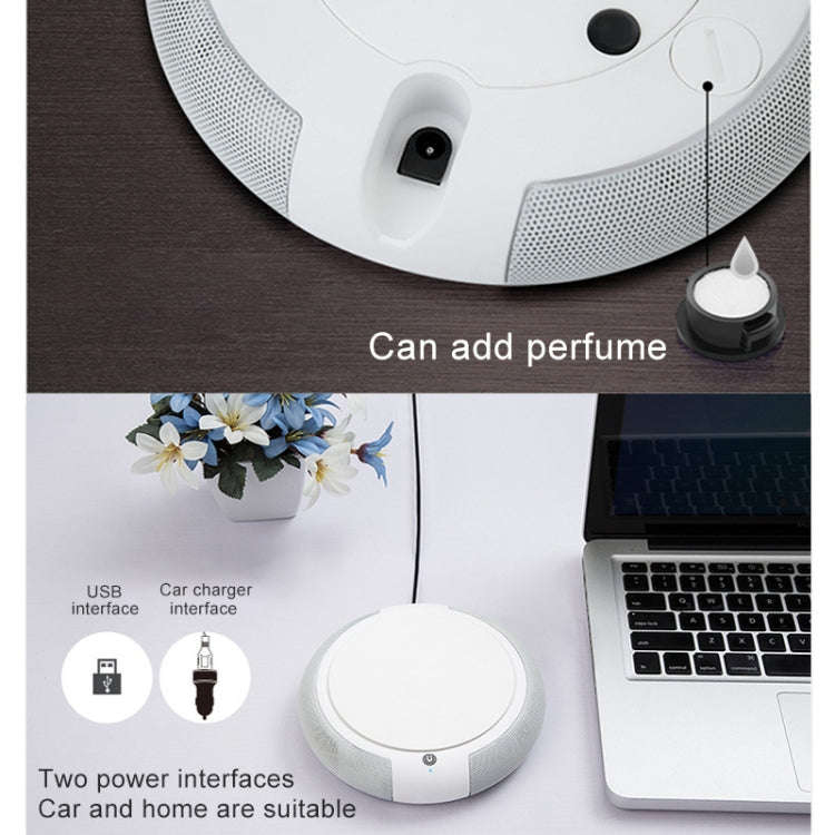 CARZOR Z1 2W USB Car Air Purifier Negative Ions Air Cleaner, (Black), (White)