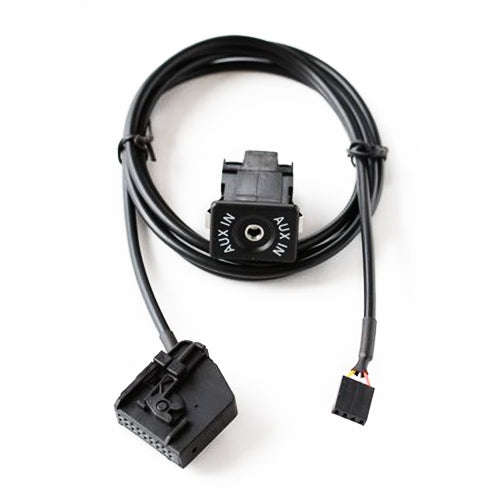 AUX Adapter Switch Plug + Wiring Hardness for Volkswagen Audi MFD2 RNS2 / Ford, Cable Length: 1.5...