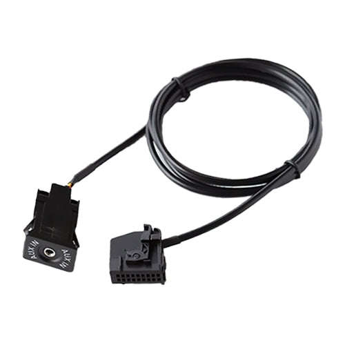 AUX Adapter Switch Plug + Wiring Hardness for Volkswagen Audi MFD2 RNS2 / Ford, Cable Length: 1.5...