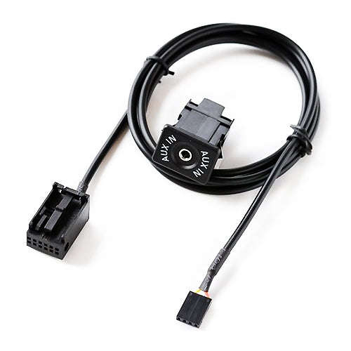 AUX Interface +  Wiring Hardness for Ford Fiesta / Focus / Mondeo / PUMA / MK2 / MK3 / S-MAX, Cab...