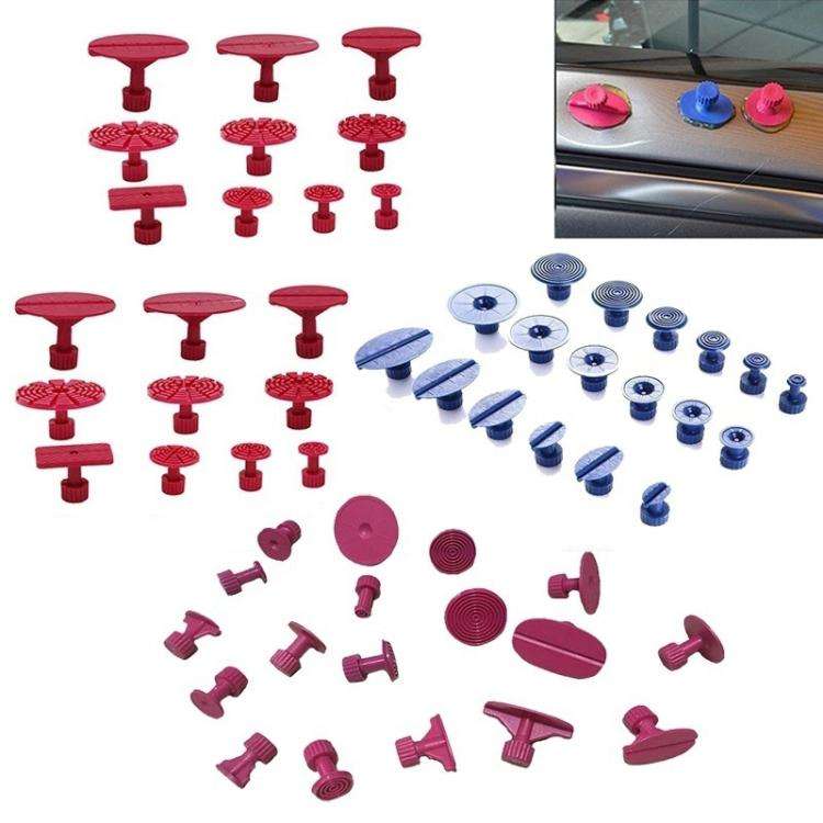 56 in 1 Auto PDR Plastic Ding Glue Tabs Paintless Dent Removal Car Repair Tools Kits Glue Puller ...