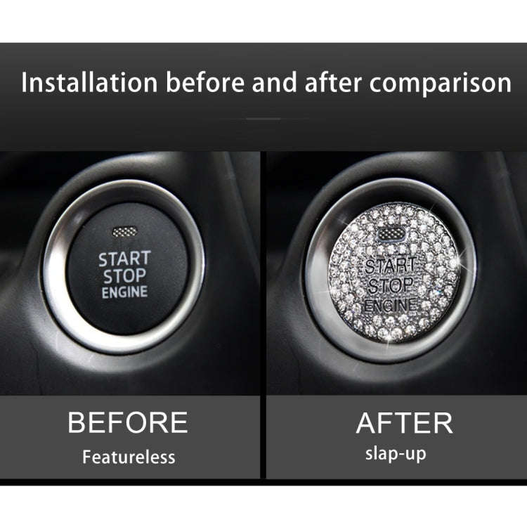 Car Engine Start Key Push Button Cover Trim Sticker Decoration for Mazda, For Mazda