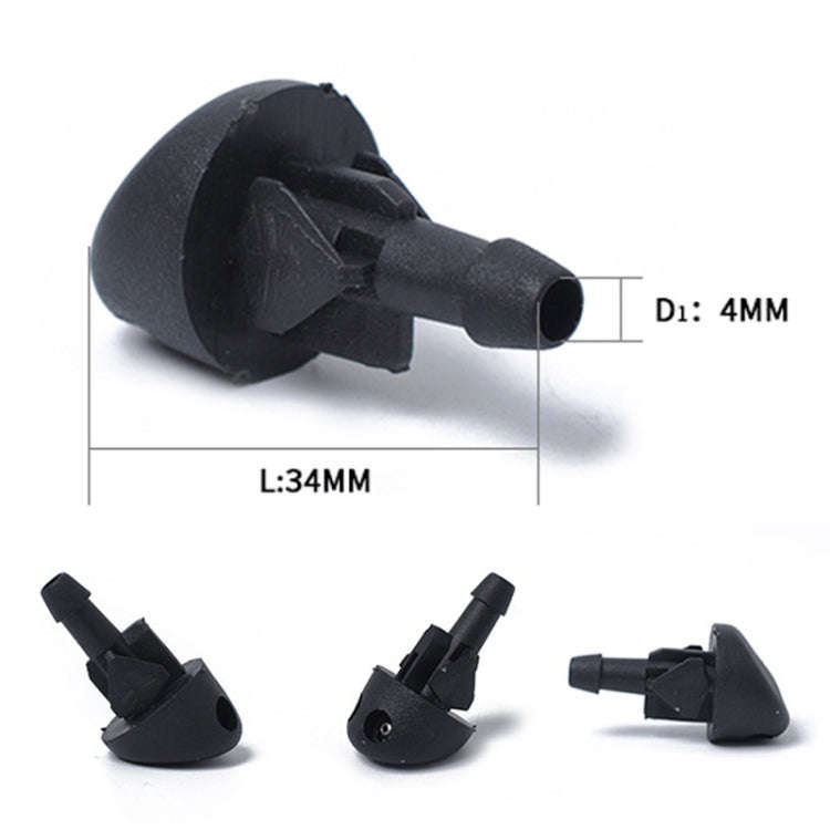 2 PCS Windshield Washer Wiper Jet Water Spray Nozzle 7700413545 for Renault Clio 2005-2014, For R...