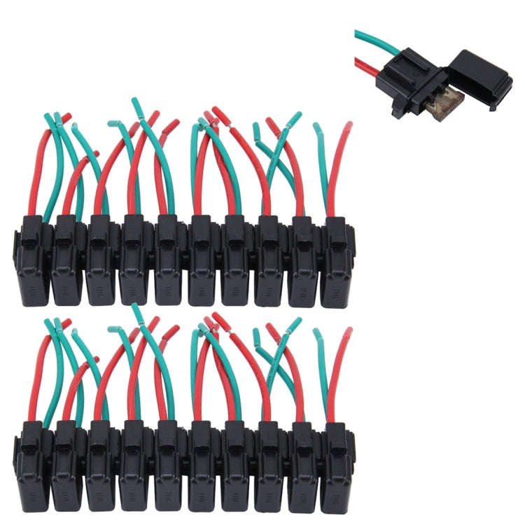 20 PCS Removable Car Blade Fuse Box Holder, 20 PCS Blade Fuse Box Holder