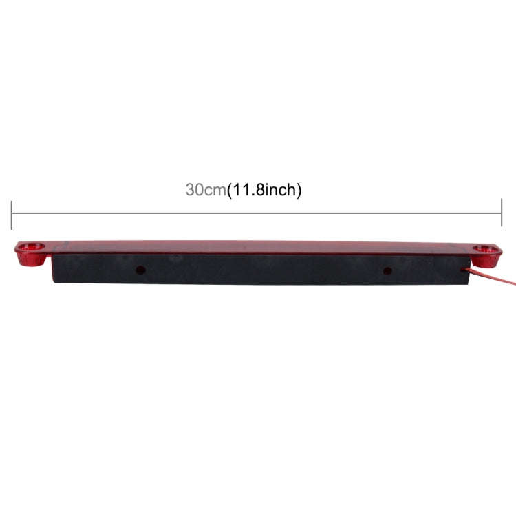 Car Auto Third Brake Light with 18 LED Lamps, DC 12V Cable Length: 80cm, With 18 LED Lamps ( Red)