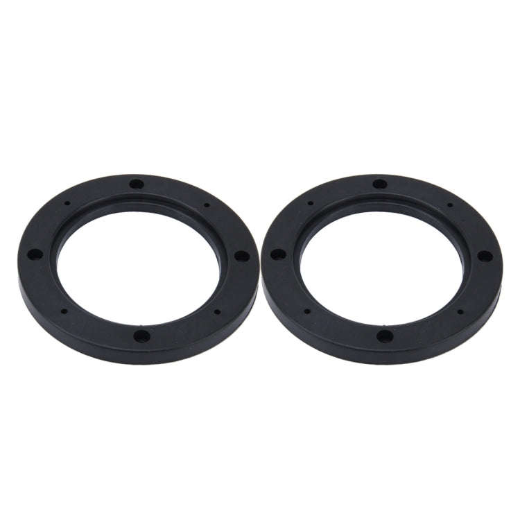 2 PCS 4 inch Car Auto ABS Loudspeaker Base Protection Hollow Cover Holder Mat, Inner Diameter: 10...
