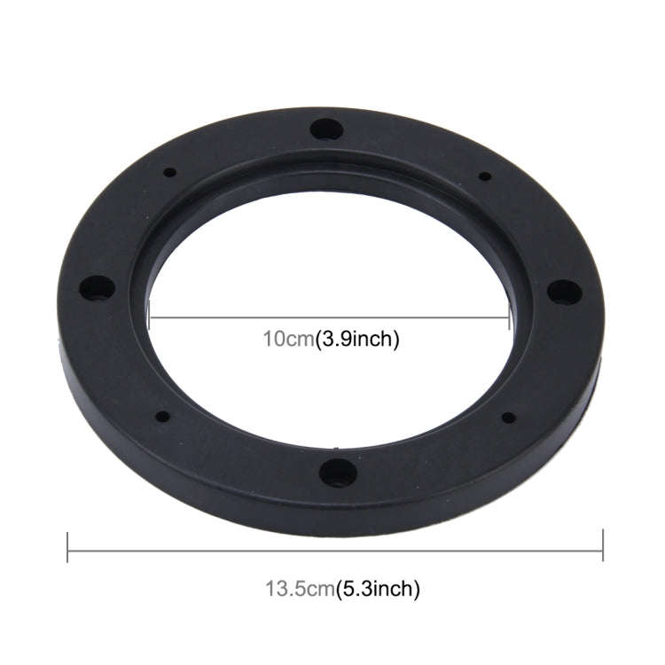 2 PCS 4 inch Car Auto ABS Loudspeaker Base Protection Hollow Cover Holder Mat, Inner Diameter: 10...