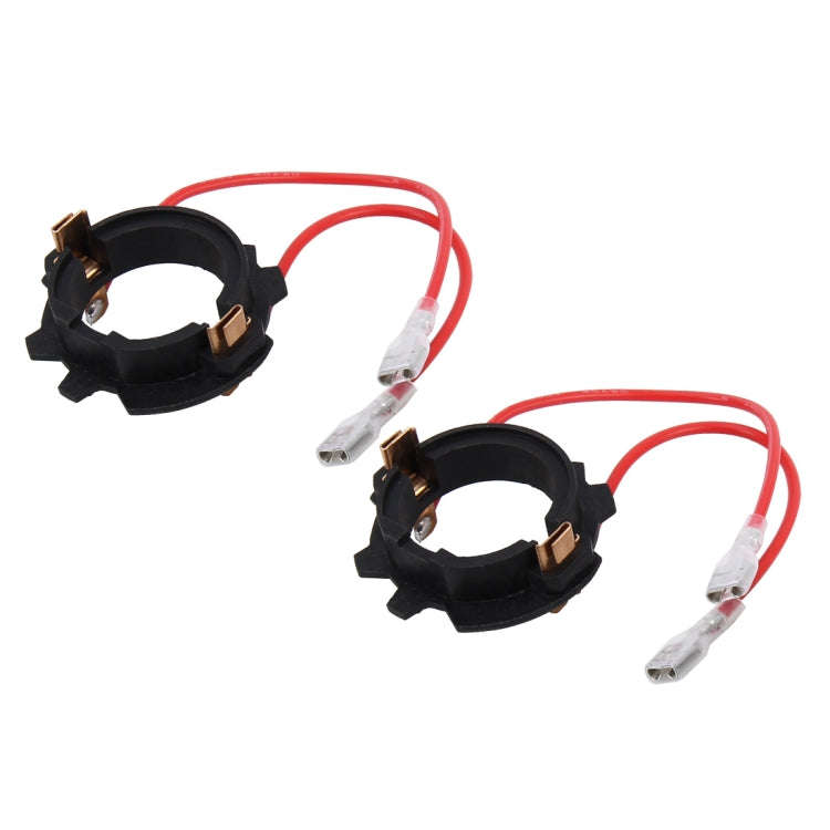 1 Pair H7 LED Headlight Bulb Retainers Holder Adapter for VW Volkswagen Golf 5 MK5 GTI Jetta, For...