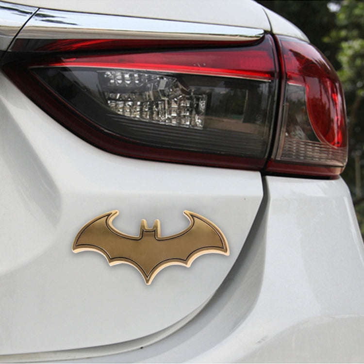 Bat Shape Shining Metal Car Free Sticker, Bat, Shining Bat, Bat Flying