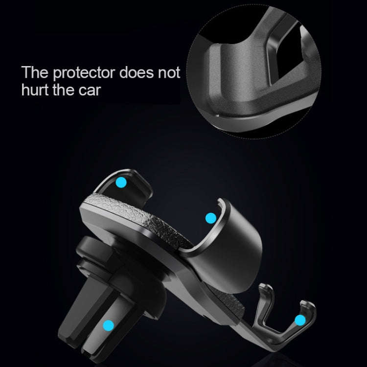 Litchi Texture Gravity Car Mount Phone Holder, Litchi Texture(Black), Litchi Texture(White)