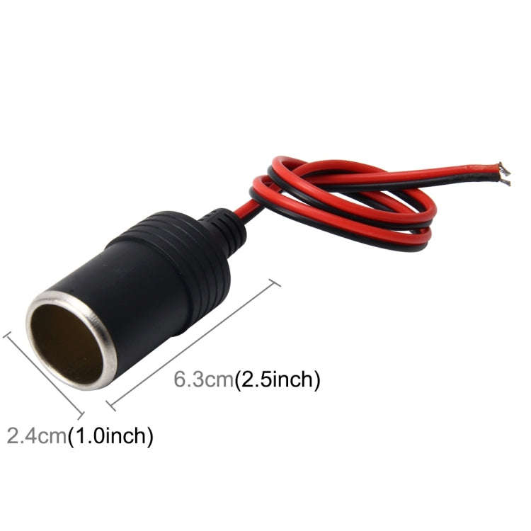 DC 12V Car Cigarette Lighter Power Plug Socket, Extension Cord Cable Length: 35 cm, 12V Length: 3...