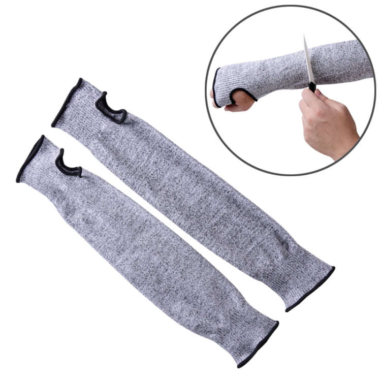 Elastic Breathable Anti-cut Elbow Arm Sleeve HPPE Protective Gear, Length: 45cm, Length: 45cm