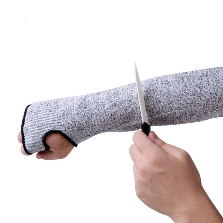 Elastic Breathable Anti-cut Elbow Arm Sleeve HPPE Protective Gear, Length: 45cm, Length: 45cm