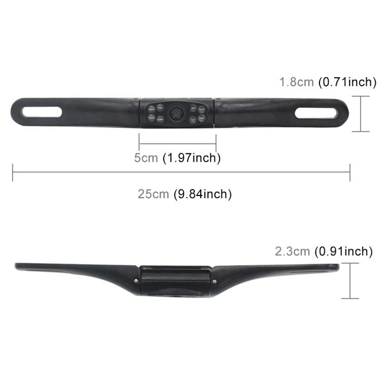 PZ413-C Car License Plate Frame 120 Degree Rear View Cameras, PZ413-C