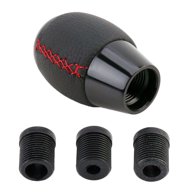 Universal Car Leather Metal Gear Shift Knob Modified Car Auto Transmission Shift Lever Knob, Shif...