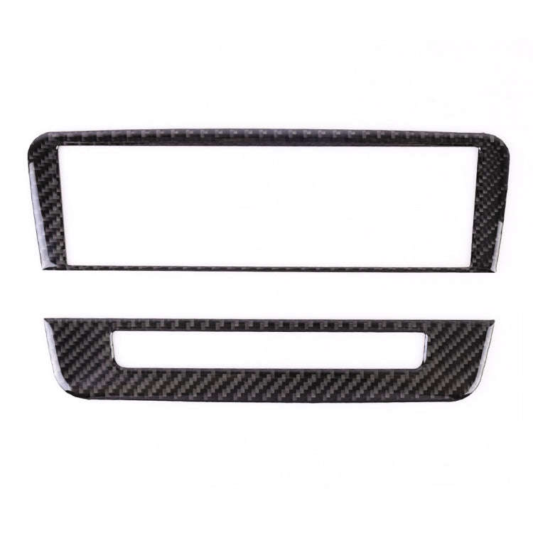 Car Carbon Fiber CD Panel Decorative Sticker for Mercedes-Benz GLA 2015-2018, CD Panel