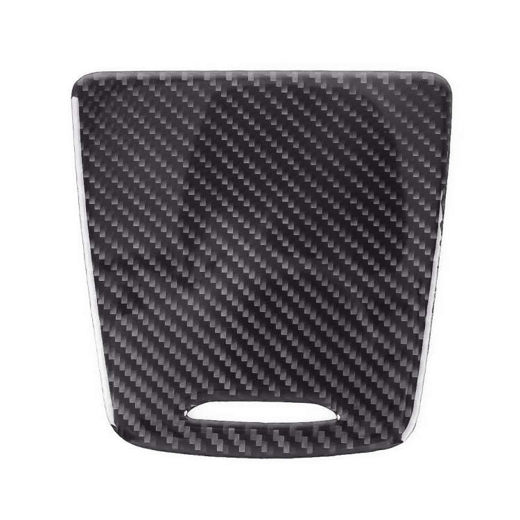 Car Carbon Fiber Storage Box Panel Decorative Sticker for Mercedes-Benz GLA 2015-2018, Storage Bo...