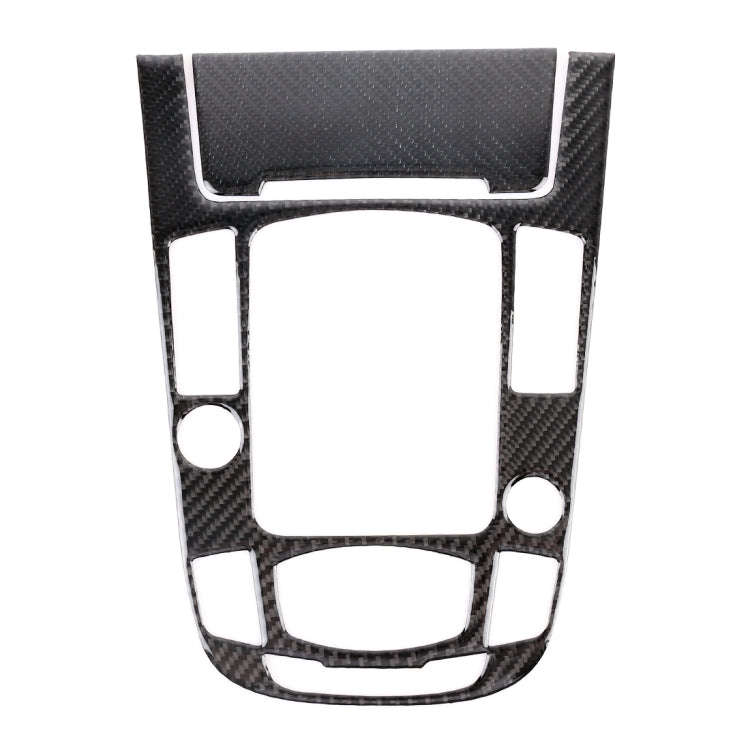 2 PCS Car Carbon Fiber Gear Panel Decorative Sticker for Audi A4L / A5 / Q5 2009-2016, Gear Panel(E)