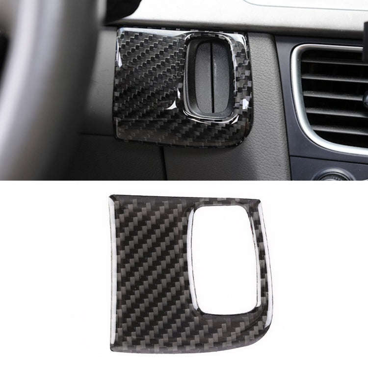 Car Carbon Fiber Key Panel Decorative Sticker for Audi A4L / A5 / Q5 2009-2016, Key Panel
