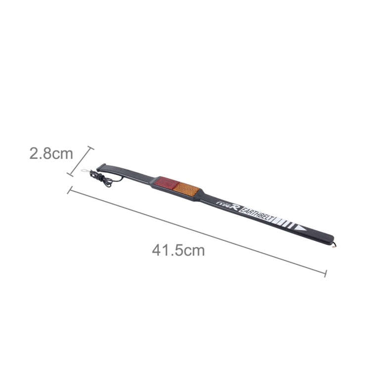 Vehicle Car Anti Static Strap Earth Belt Ground Wire Strap Reflective Random Color Delivery, C...