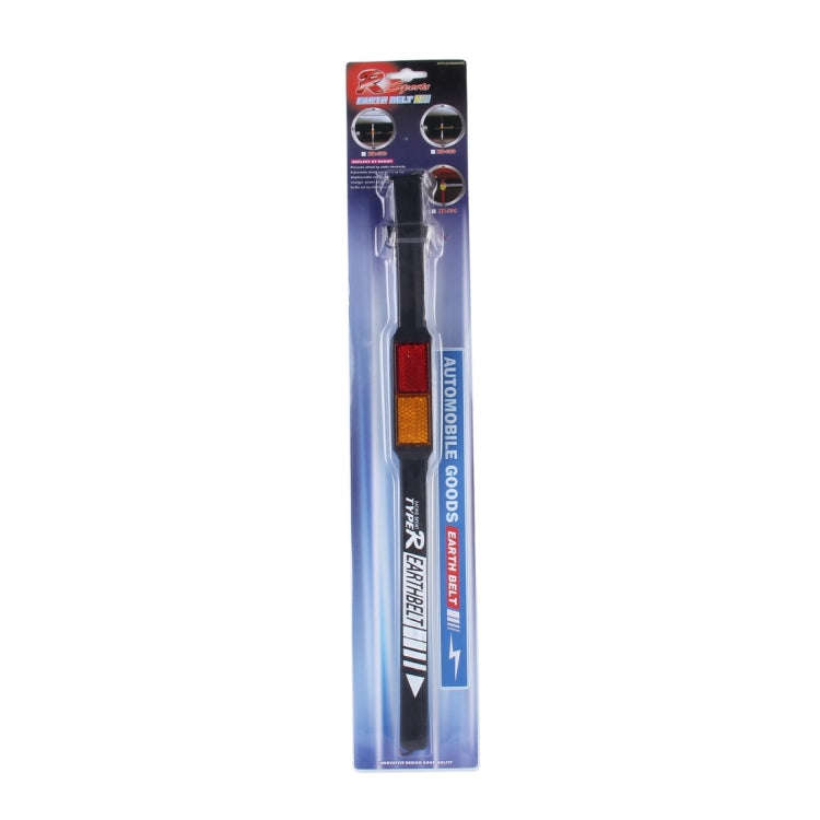 Vehicle Car Anti Static Strap Earth Belt Ground Wire Strap Reflective Random Color Delivery, C...