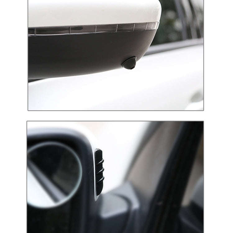10 PCS Car Exterior Rubber Noise-cancelling Airflow-adjusting Kit, Noise-cancelling Airflow-adjus...