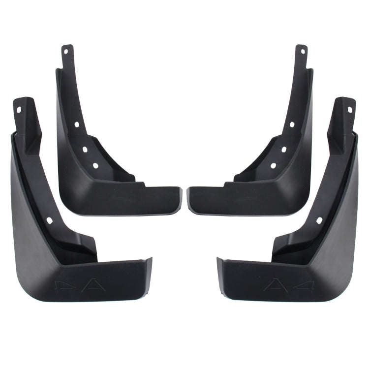 4 PCS Car Auto Semi-Rigid PVC Splash Flaps Mudguards Fender Guard for Audi A4L 2016 Version, For ...