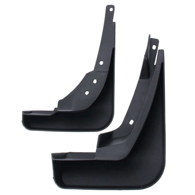 4 PCS Car Auto Semi-Rigid PVC Splash Flaps Mudguards Fender Guard for Audi A4L 2016 Version, For ...