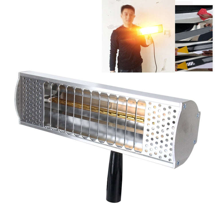 1000W Handheld Heat Light Infrared Dryer Spray Paint Heating Curing Lamp Baking Booth Heater, Cab...