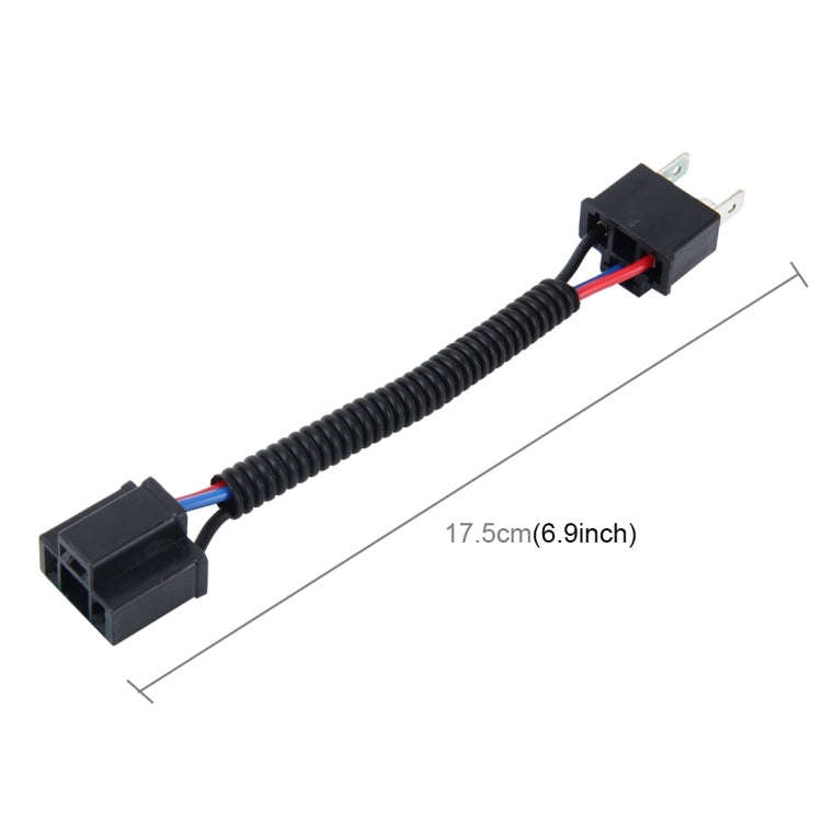 2 PCS H4 Car HID Xenon Headlight Male to Female Conversion Cable, H4