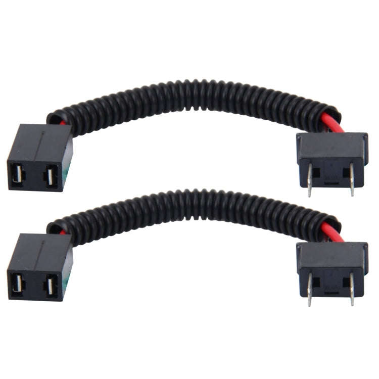 2 PCS H7 Car HID Xenon Headlight Male to Female Conversion Cable, H7
