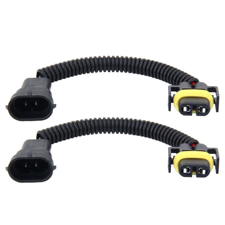 2 PCS H11 Car HID Xenon Headlight Male to Female Conversion Cable, H11